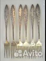 Вилки пламя мельхиор Кольчугино