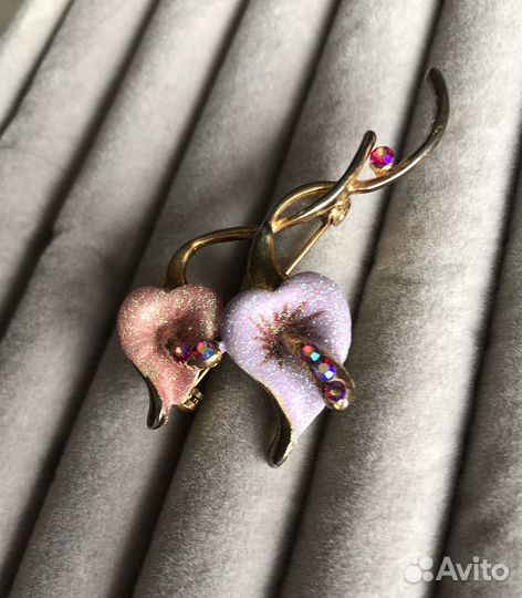 Брошь винтаж чехословакия