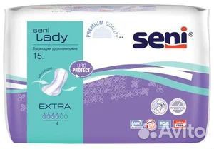 Прокладки урологические Seni lady extra 15 шт