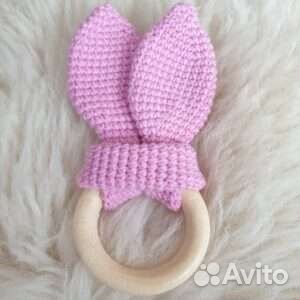 Деревянные грызунки погремушка