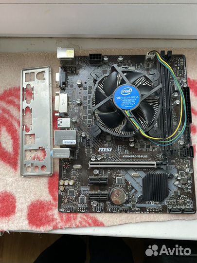 Материнская плата MSI H310M PRO + i3 8100