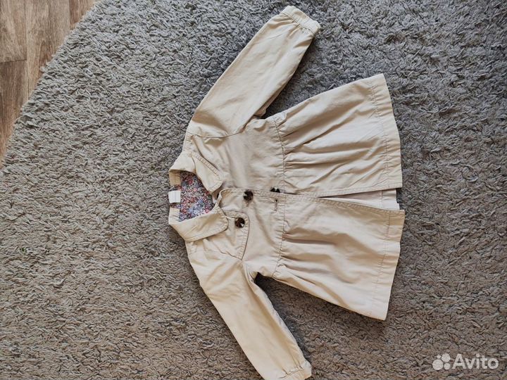 Тренч для девочки h&m