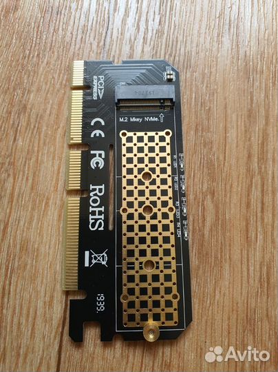 Переходник M.2 nvme на PCI-E x16 x8 x4