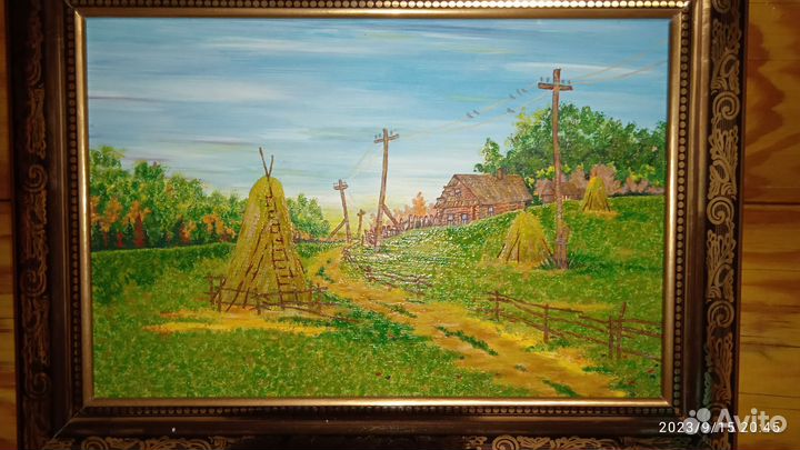 Картина маслом живопись пейзаж