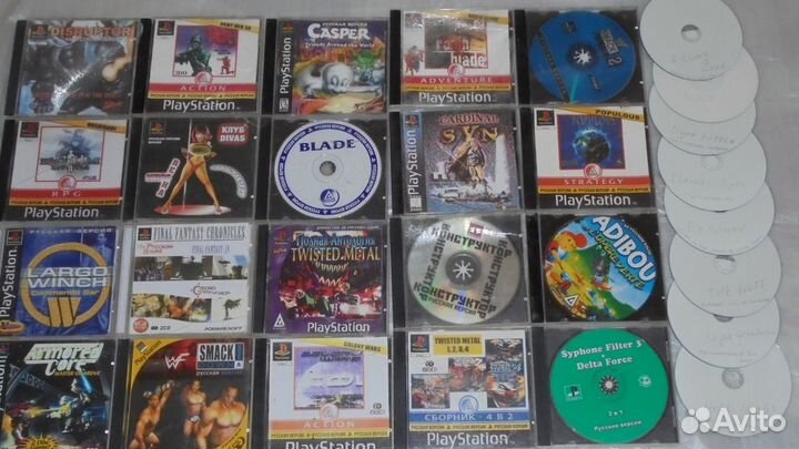 Игры диски для приставки Playstation PS1 Dreamcast