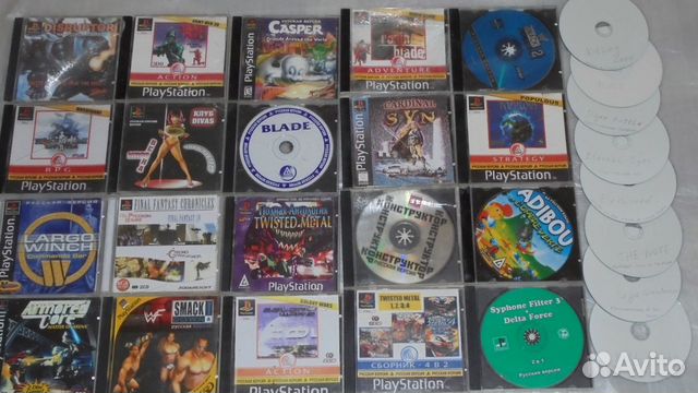 Игры диски для приставки Playstation PS1 Dreamcast