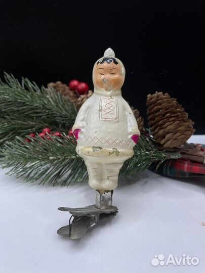 Елочная игрушка СССР Якут Ненец Чукча (2.Сзр)