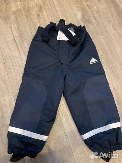 H&M брюки зимние детские 104 мембрана новые