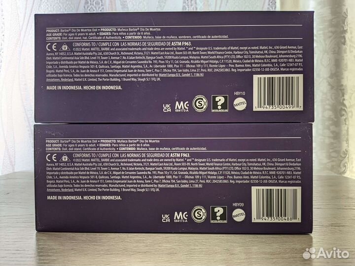 Ken и Barbie dia de muertos 2022