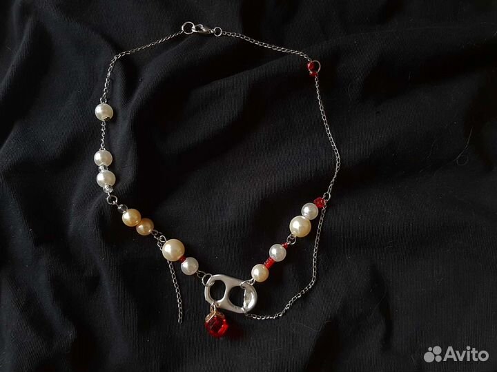 Колье ожерелье жемчужное
