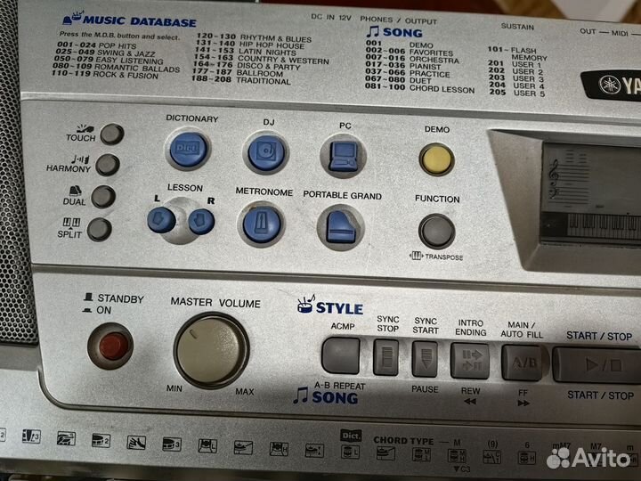Синтезатор yamaha psr 290