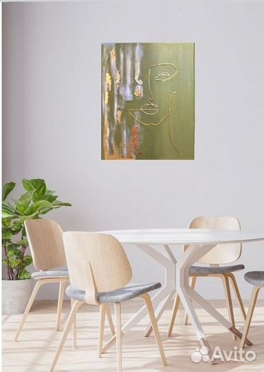 Картина акрил поталь