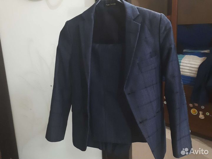 Школьный костюм для мальчика 122 128 синий