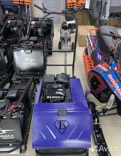 Мотобуксировщик Бурлак Опти-3