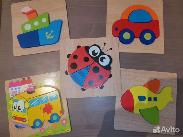 Развивающие вкладыши-пазлы
