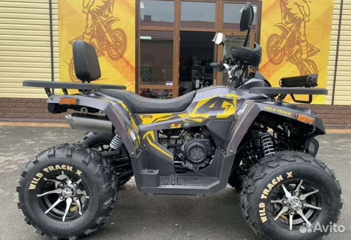 Квадроцикл Motoland Wild Track X 200 PRO metallik