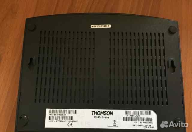 Маршрутизатор thomson TG605s