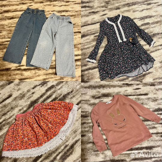 Пакет одежды (20 вещей) на девочку 120-140