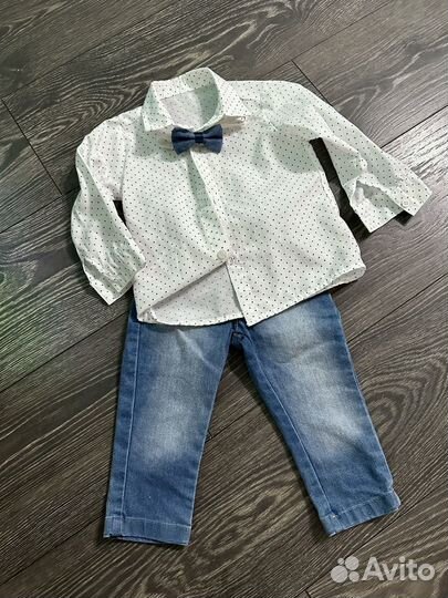 Костюм тройка для мальчика 74 80