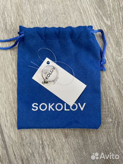 Серебряное кольцо sokolov