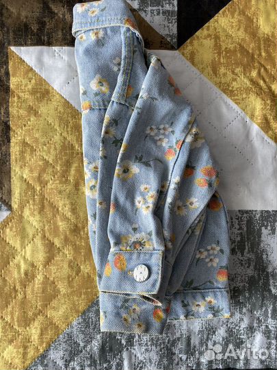 Джинсовая курточка для девочки 74-80