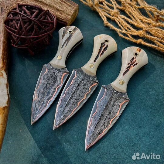 Шейный авторский нож 