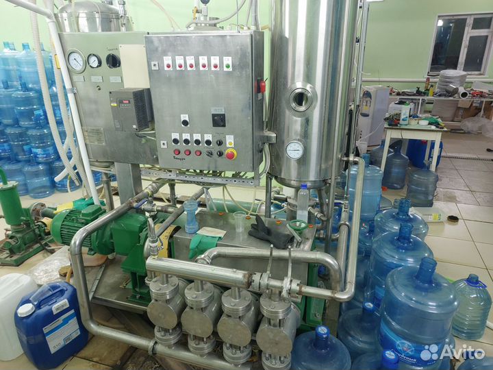 Линия розлива воды от 0,30 до 2.5 л. Пэт и стекло