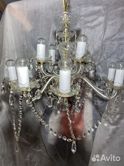 Богемский хрусталь - люстра