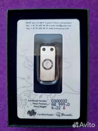 Монета-кулон Колибри, 1 доллар,ниуэ