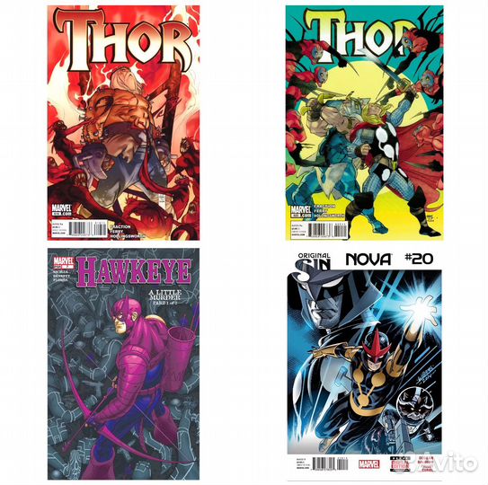 Комиксы Marvel на английском