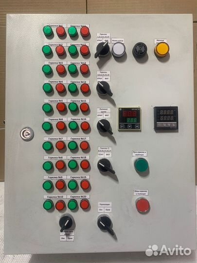Щит управления печью полимеризации