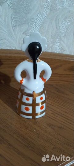 Статуэтка фарфор матрешка-невеста, Дулево,ссср