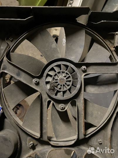 Дифузор с моторчиком mercedes w210