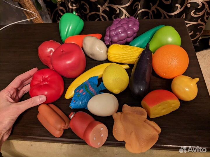 Игровой набор фрукты, овощи, еда