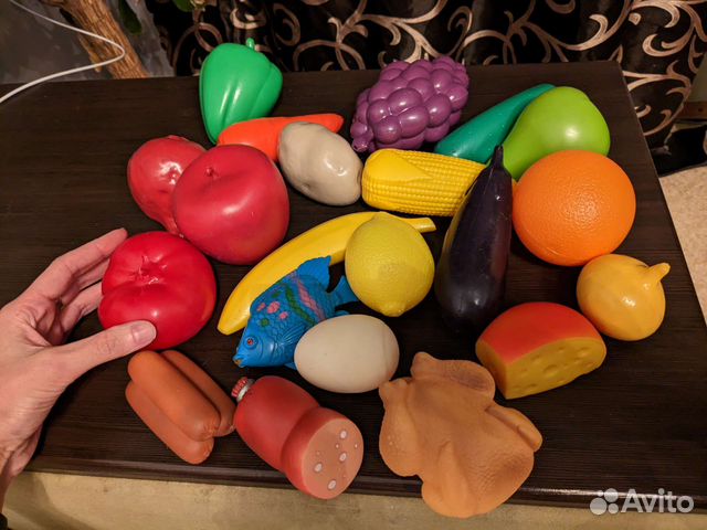 Игровой набор фрукты, овощи, еда