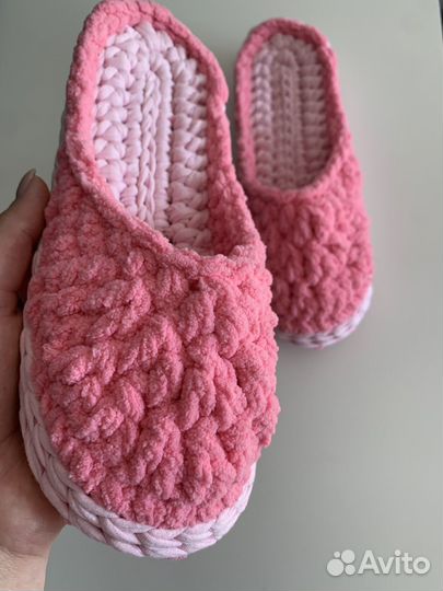 Трикотажные тапочки