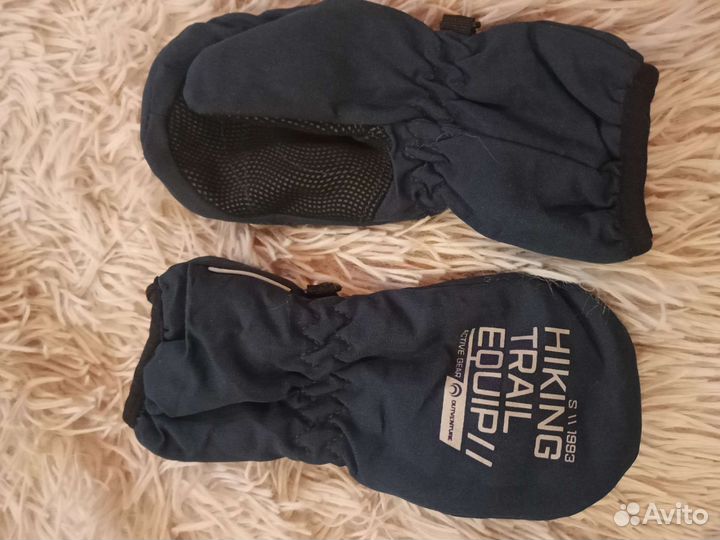 Варежки краги детские на 2 года