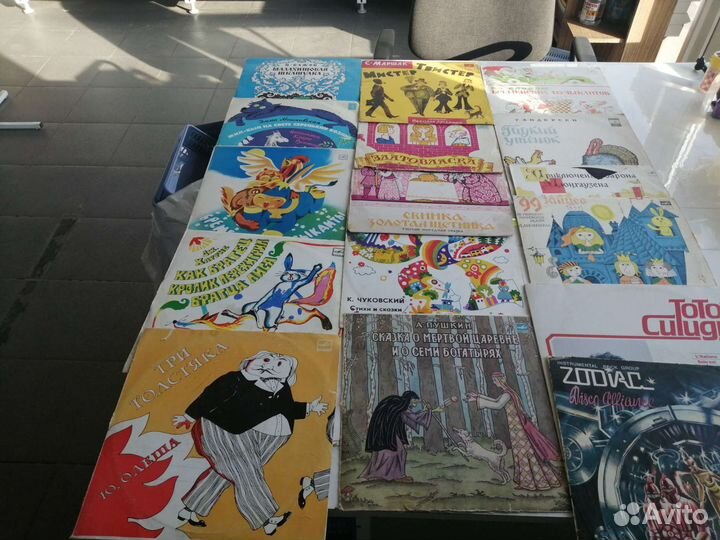 Виниловые пластинки детские сказки