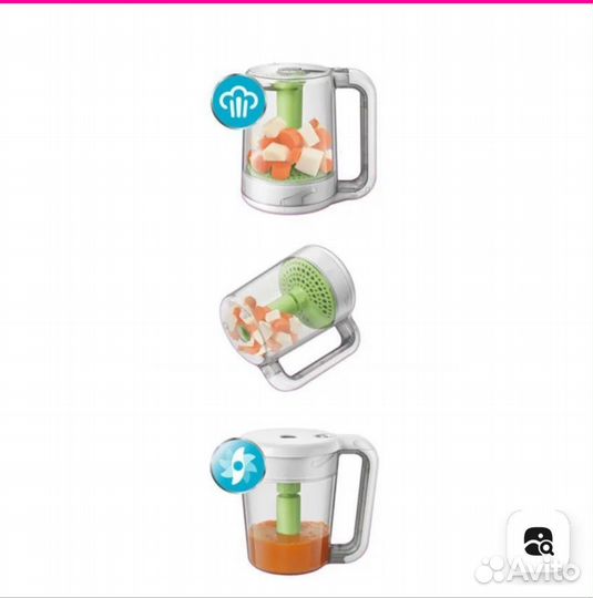 Пароварка блендер Philips Avent 2в1 Scf870