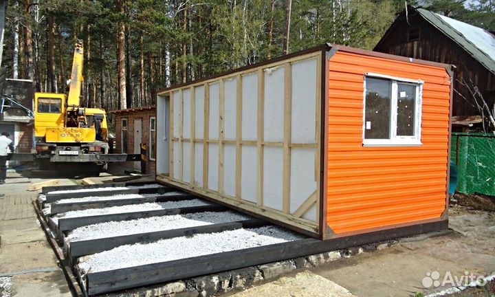 Бытовка зимняя блок-контейнер