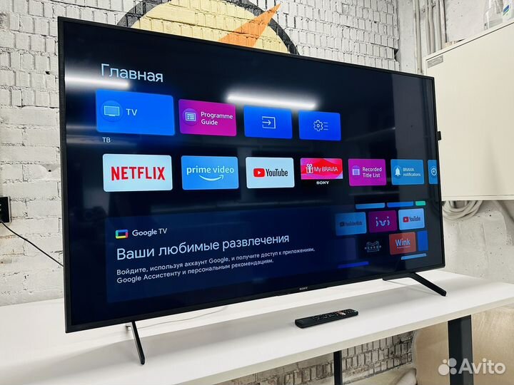 Свежий 4К гигант Sony 165см UHD SMART TV AirPlay