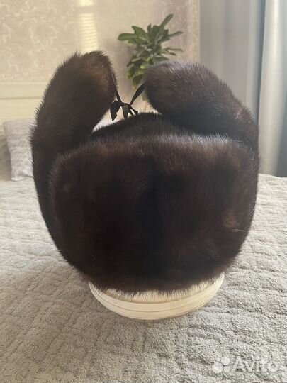 Норковая шапка мужская
