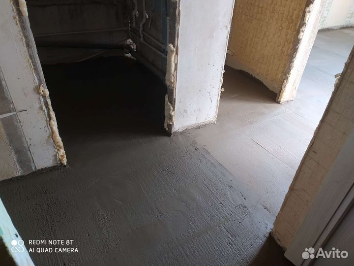 Стяжка пола. Фундамент