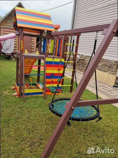 Детская спортивная площадка Мастер 10 в коттедж