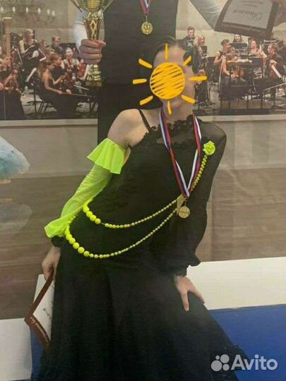 Платье Ю1 для бальных танцев стандарт и латина