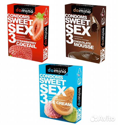Оральные презервативы Sweet Sex