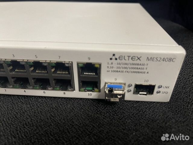 Коммутатор Eltex MES2408C + трансивер