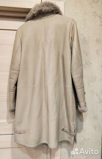 Снежная Королева натуральная дубленка (L)