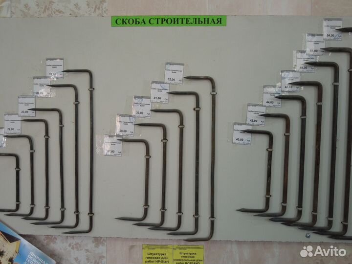 Скобы строительные