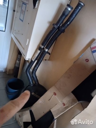 Глушитель новый оригинальный 124мерседес